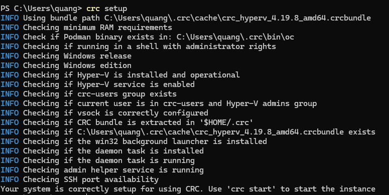 Setup OpenShift